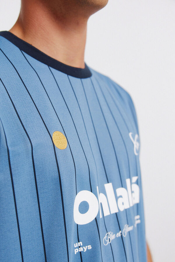 Springfield Ohlala football T-shirt blue