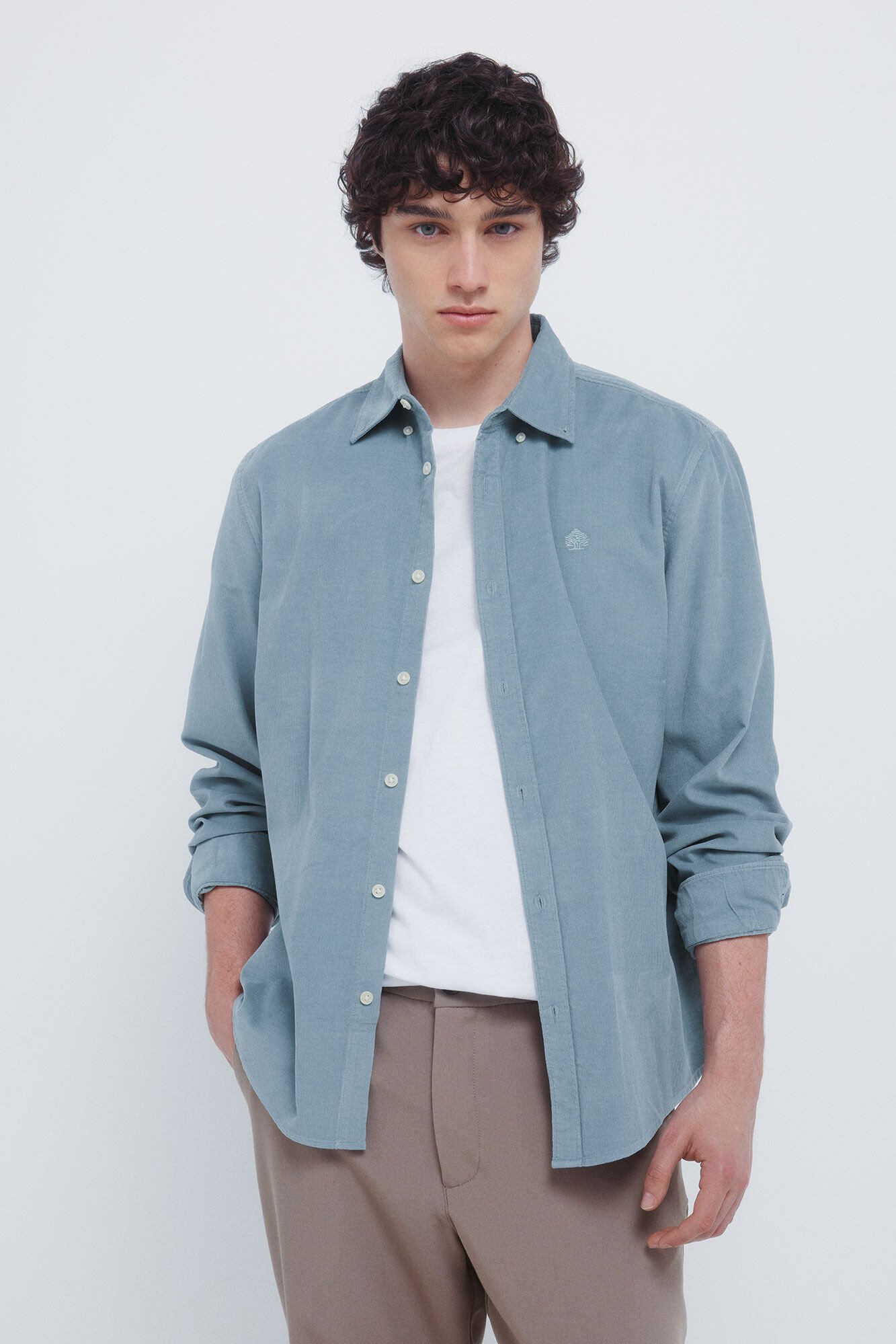 Springfield Micro corduroy shirt