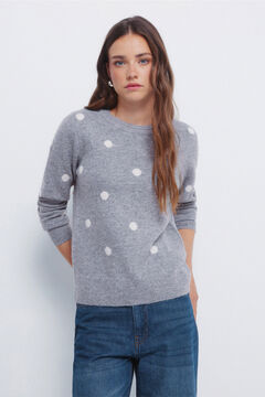 Springfield Intarsia polka-dots jumper