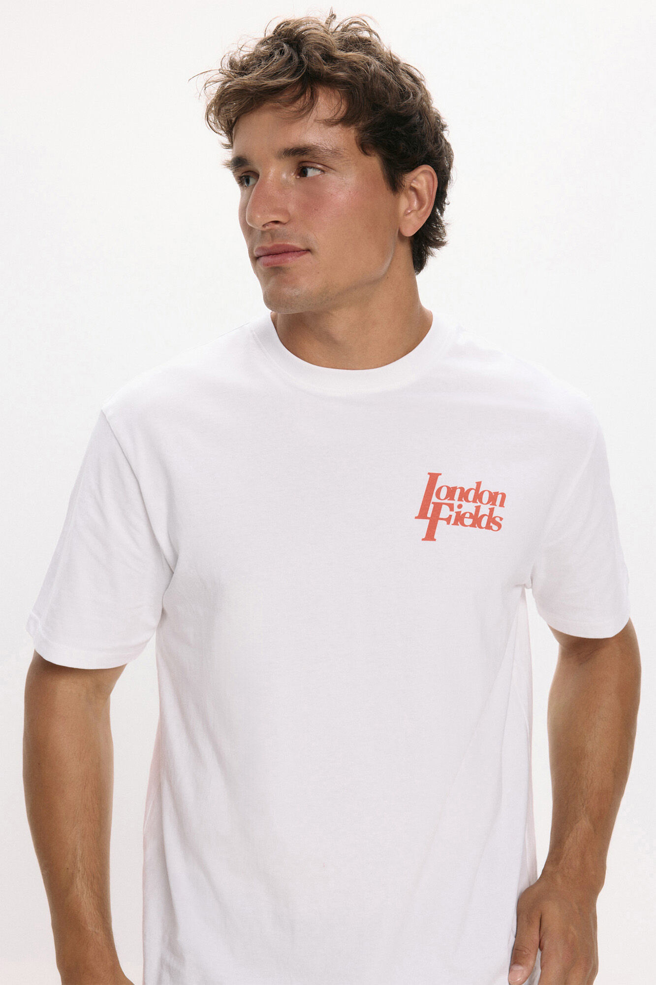 Only & Sons T-Shirt mit Vorder- und R&uuml;ckseitenzeichnung