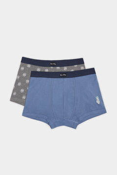 Springfield Pack 2 boxers algodón Rick & Morty™ gris oscuro
