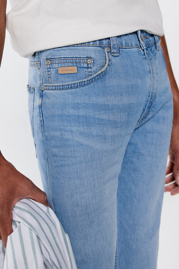 Springfield Jeans slim fit ultra ligero azul medio