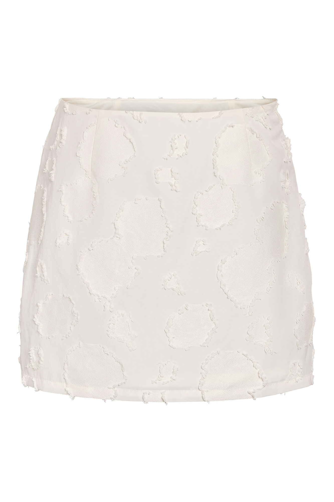 Noisy May Wei&szlig;er strukturierter Minirock