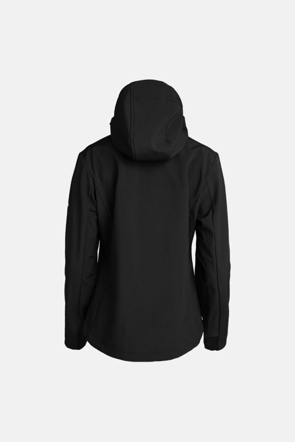 Izas Hooded windbreaker jacket black