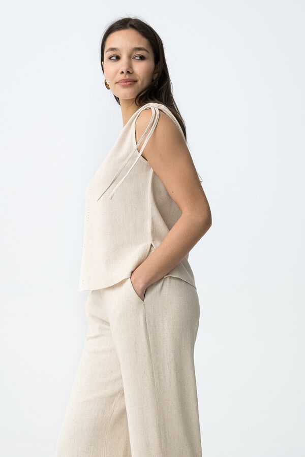 Tiffosi Top with bows marron