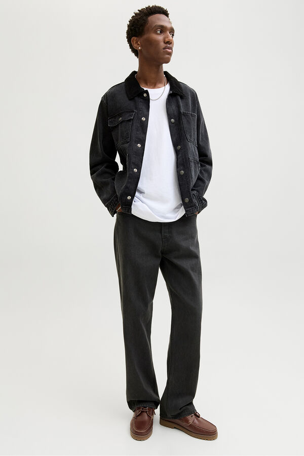 Jack & Jones Jeans cl&aacute;sicos corte recto negro