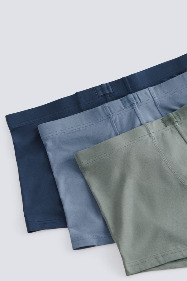 Springfield Pack of 3 comfort boxers blue