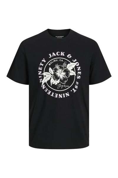 Springfield T-Shirt Baumwolle Standard Fit schwarz