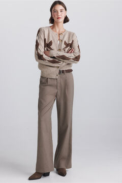 Springfield Elasticated waist chinos