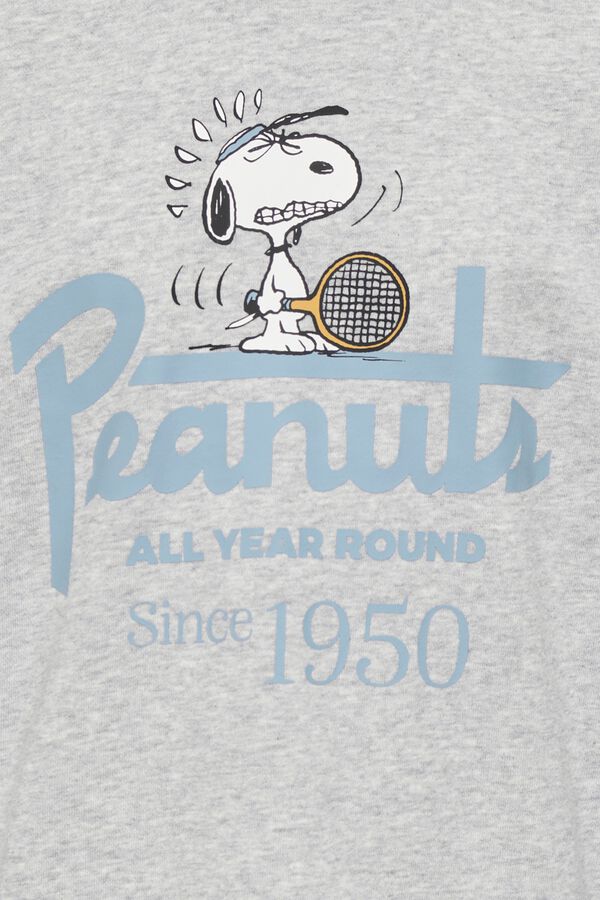 Only Girls Sudadera con estampado de Peanuts gris
