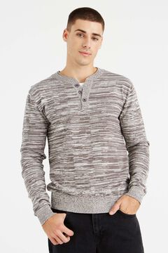 Inside Jersey de punto torzal cuello pico