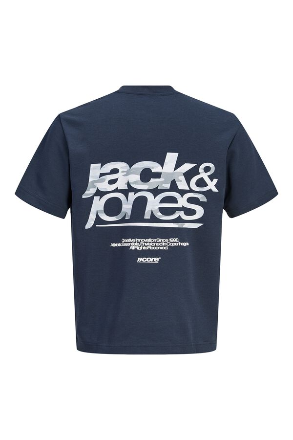 Jack & Jones Logo regular fit T-shirt blue