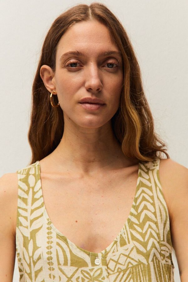 Systemaction Top estampado &eacute;tnico estampado