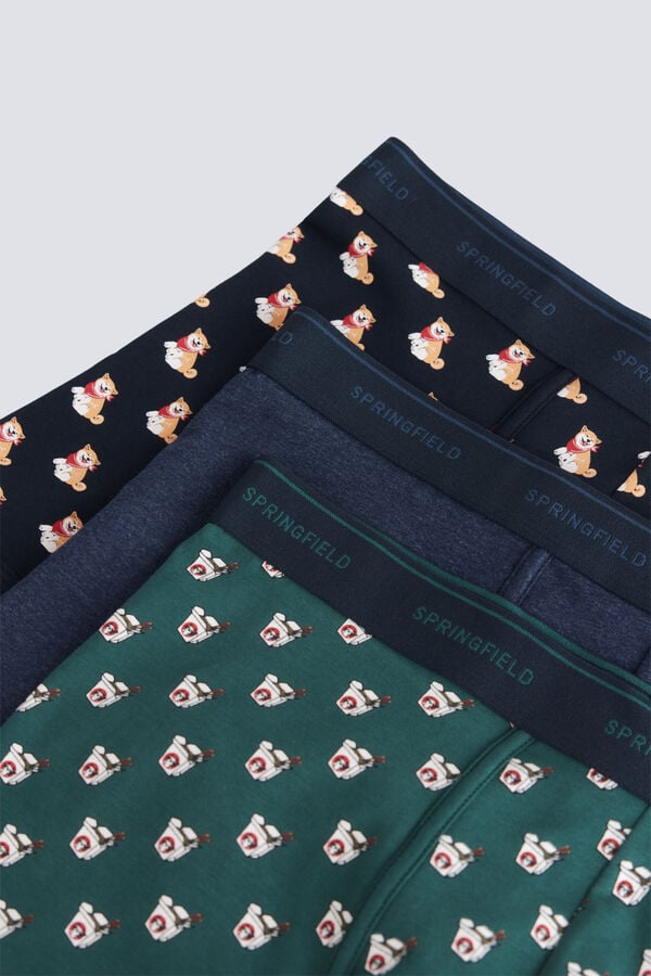 Springfield Pack 3 Korea boxers green