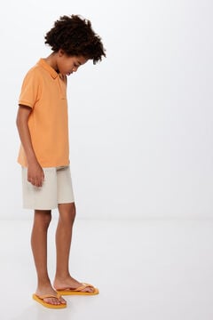 Springfield Boys' cotton Bermuda shorts natural