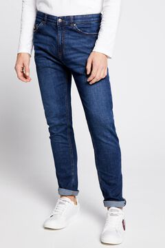 Springfield Jeans slim ultra ligero lavado oscuro blue