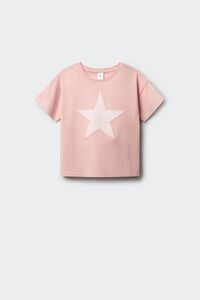 Springfield Kids T-shirt de manga curta estampado vichy menina