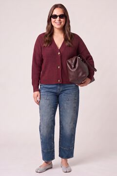 Only Carmakoma Plus size button fastening cardigan