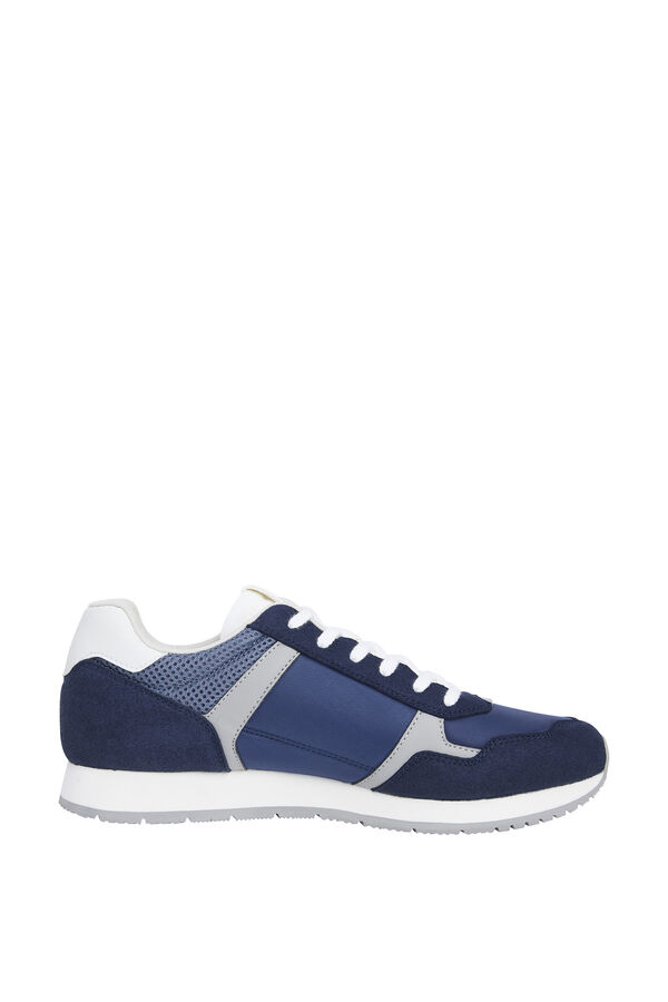 Tommy Jeans Zapatillas de hombre en color azul marino co bandera de Tommy Jeans. azul