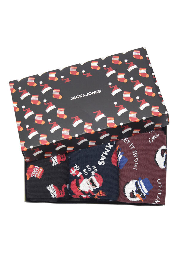 Springfield Caja de regalo pack calcetines rojo