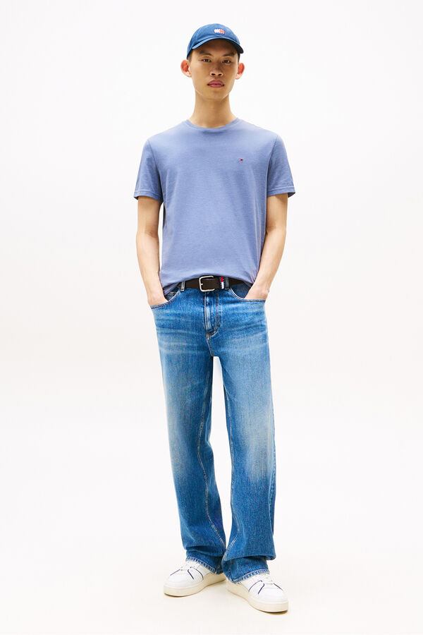 Tommy Jeans Men's short-sleeved T-shirt blue