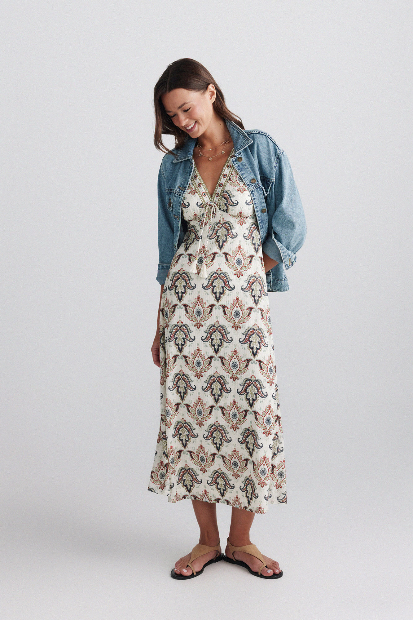 Springfield Polka-dot print dress