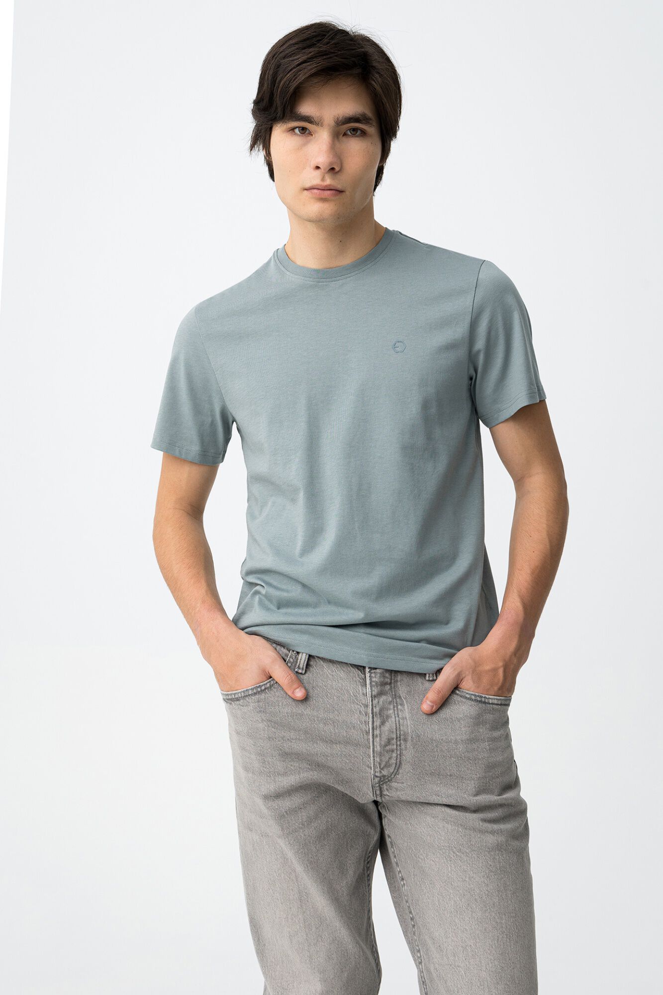 Tiffosi Camiseta de algod&atilde;o com estampa em relevo