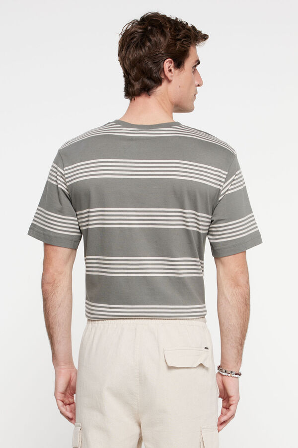 Springfield Striped print T-shirt Siva