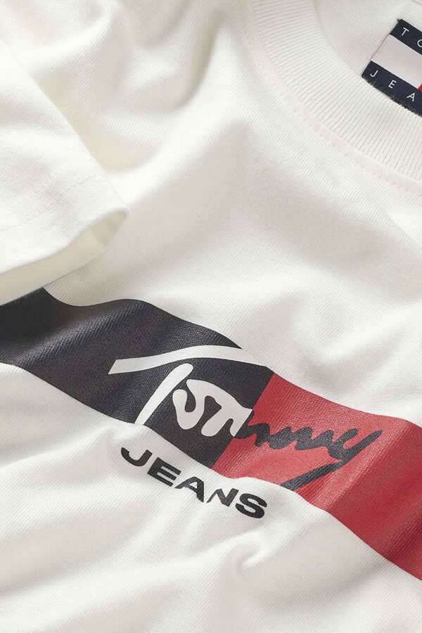 Tommy Jeans Regular fit short sleeve T-shirt beige
