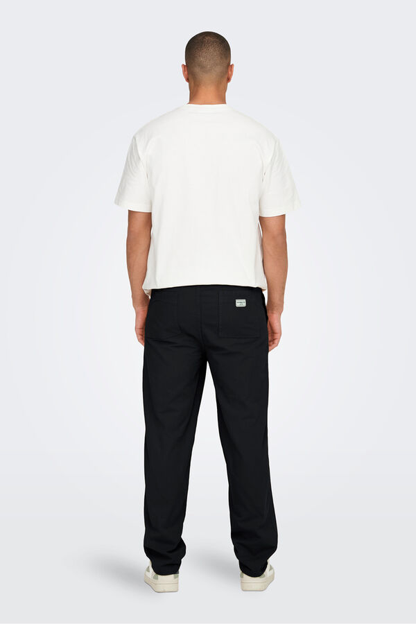 Only & Sons Calça compridas oversized preto