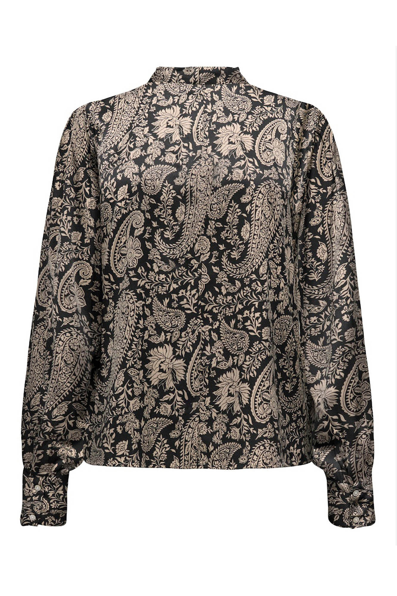 Only Blusa satinada lazo