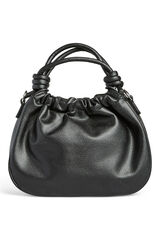 Pieces Medium Gathered Bag Crna