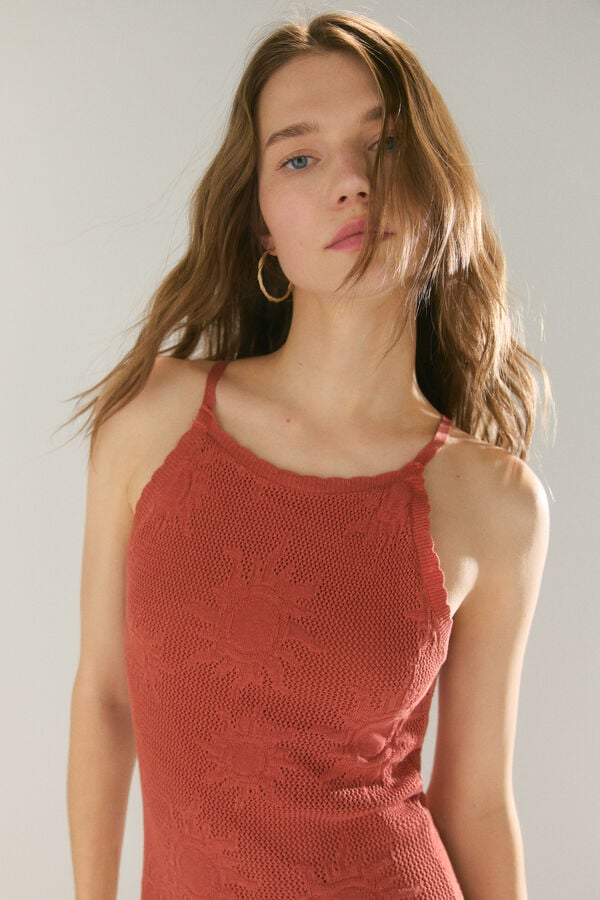 High Spirits Vestido Rubi vermelho