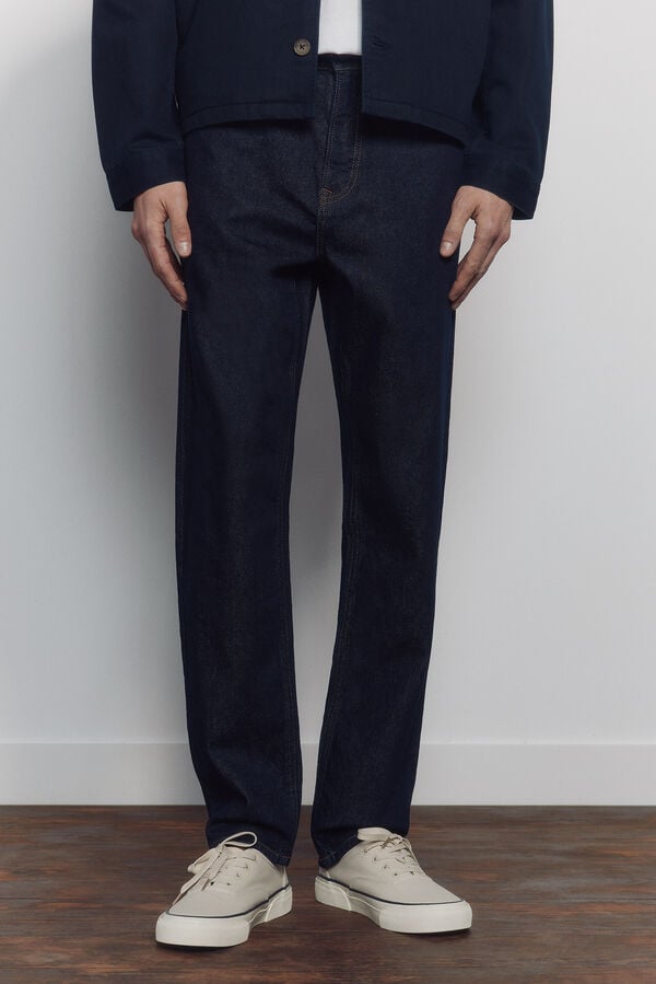 Springfield Jeans desized wash regular fit blue