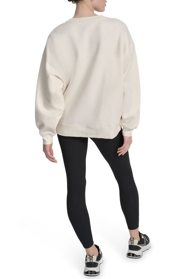DKNY Sudadera logo dkny beige