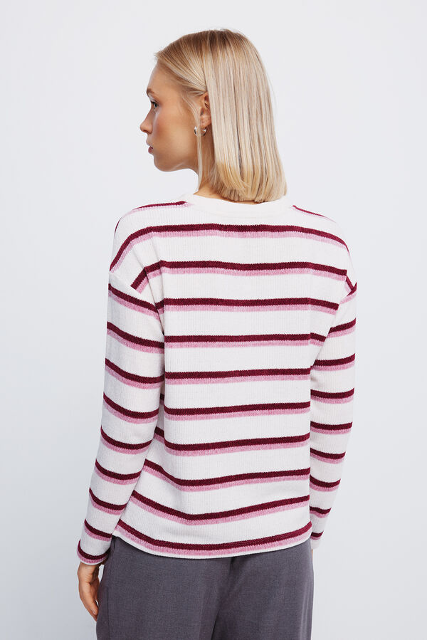 Springfield Striped chenille jumper brown