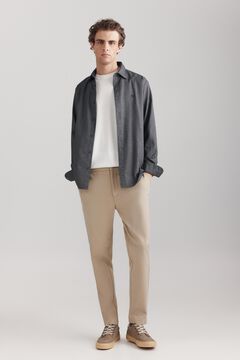 Springfield Comfort fit jogger trousers grey