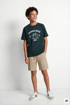 Springfield Kids T-shirt de manga curta "Japan Bike" para menino