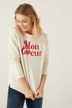 Springfield Sweatshirt &bdquo;Mon coeur&ldquo; grey