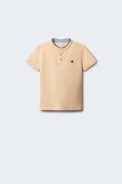 Springfield Kids Polo gola mao em chambray menino