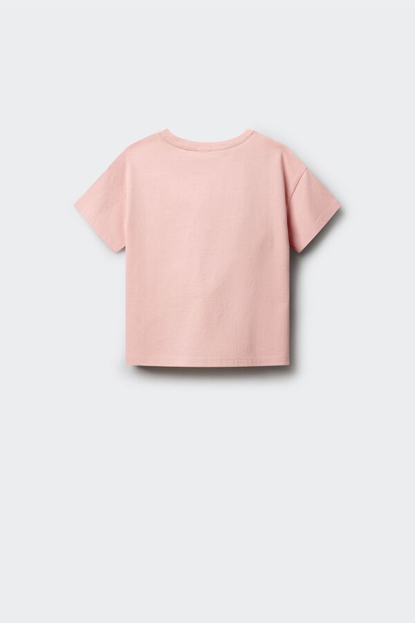 Springfield Kids T-shirt de manga curta estampado vichy menina rosa