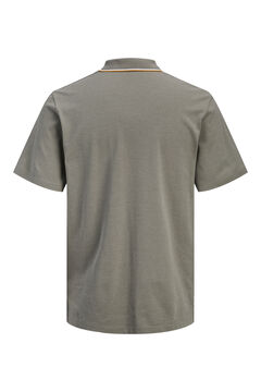 Jack & Jones PLUS Polo piqu&eacute; em algod&atilde;o