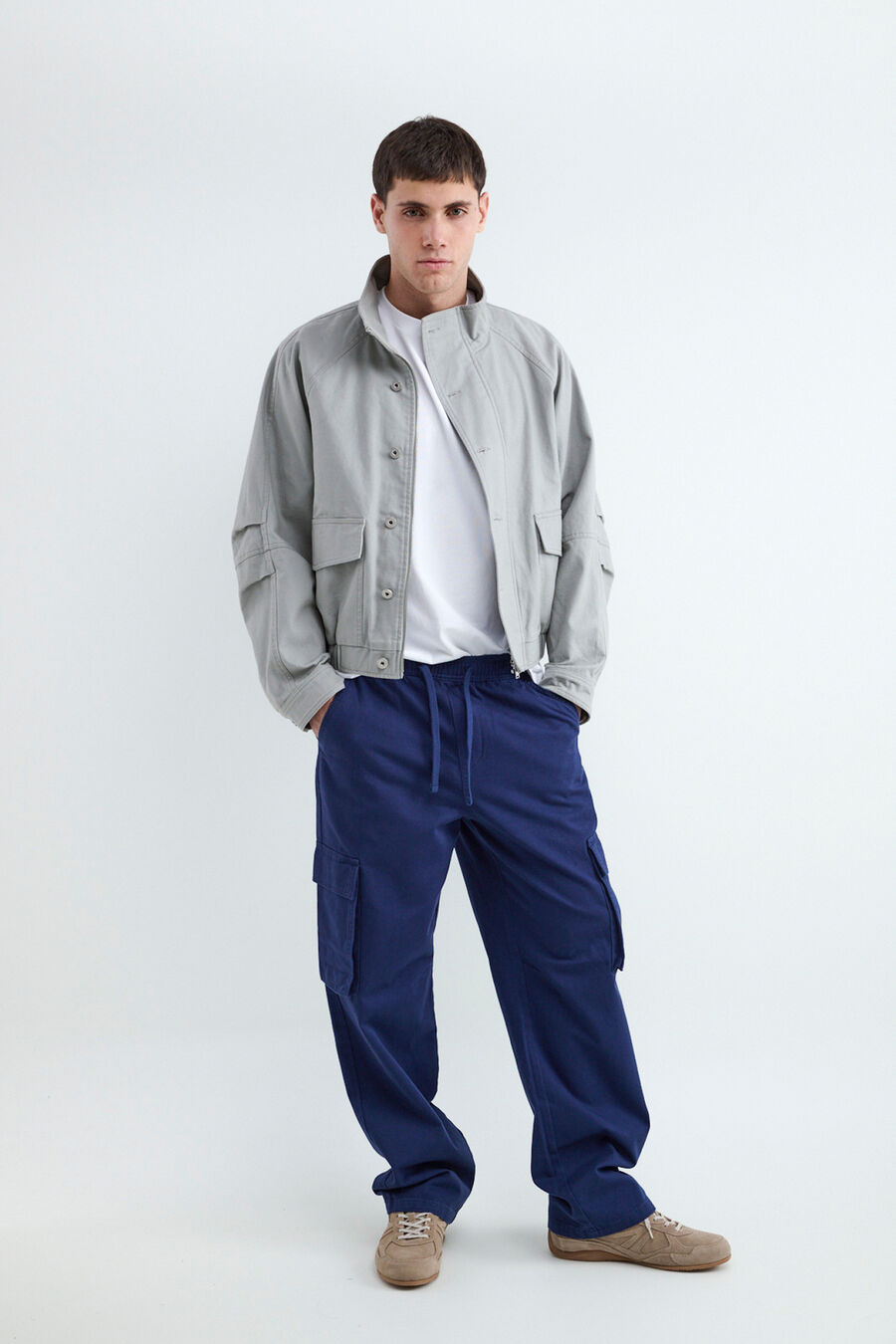 Pantalón cargo wide leg