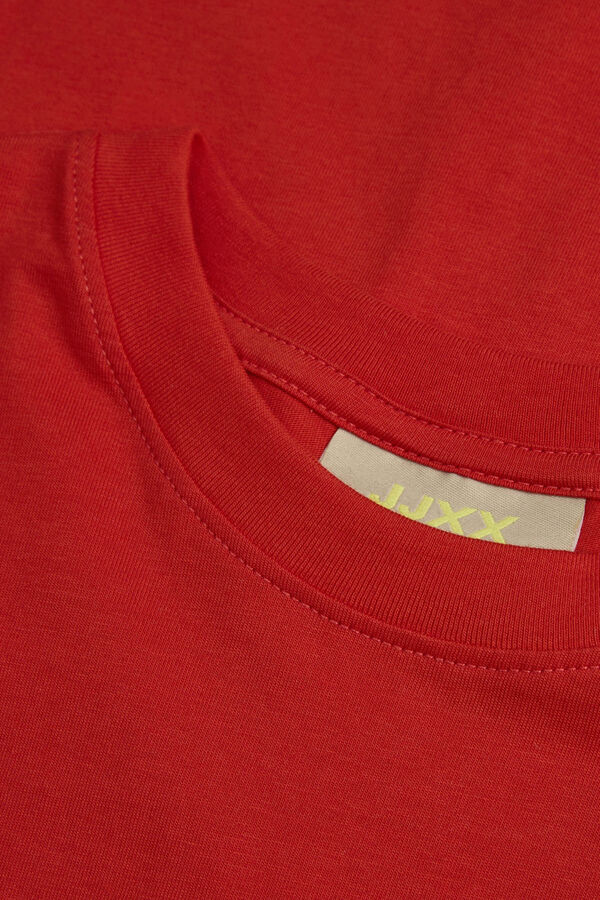 Springfield Camiseta oversize manga corta rojo