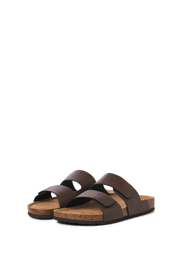 Jack & Jones Lightweight sole strap sandals nude