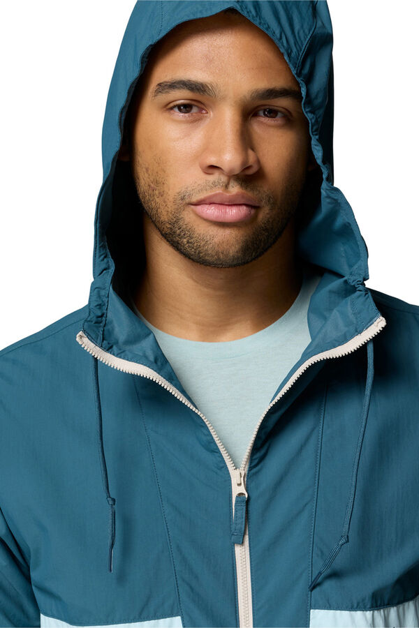 Columbia Hooded windbreaker blue