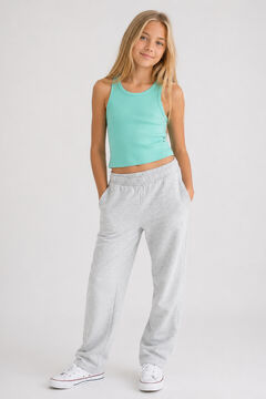 Name It Cal&ccedil;a de felpa wide leg