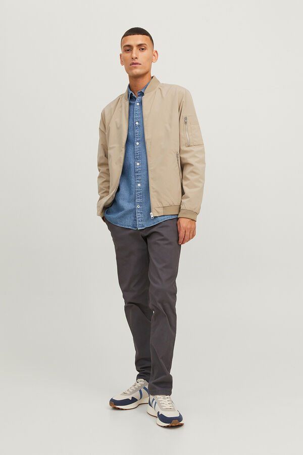 Jack & Jones Chaqueta bomber corta beige
