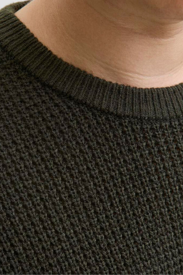 Jack & Jones PLUS Jersey b&aacute;sico de punto liso verde