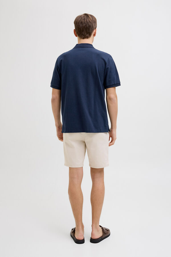 JJ REBEL Regular fit polo shirt Plava